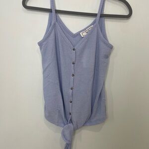 Blue Button-Down Camisole Hippie Rose
